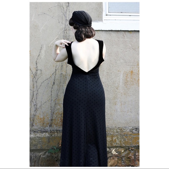 NWT Retrolicious Baroness Maxi Black Dress - Picture 4 of 8